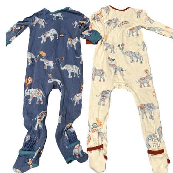 Lark Royal March Elephant Footie Bundle 9-12 months - Picture 2 of 6